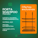 Suporte Para Shampoo Banheiro Porta Nicho Pendurar Box Banheiro Aramado Removível