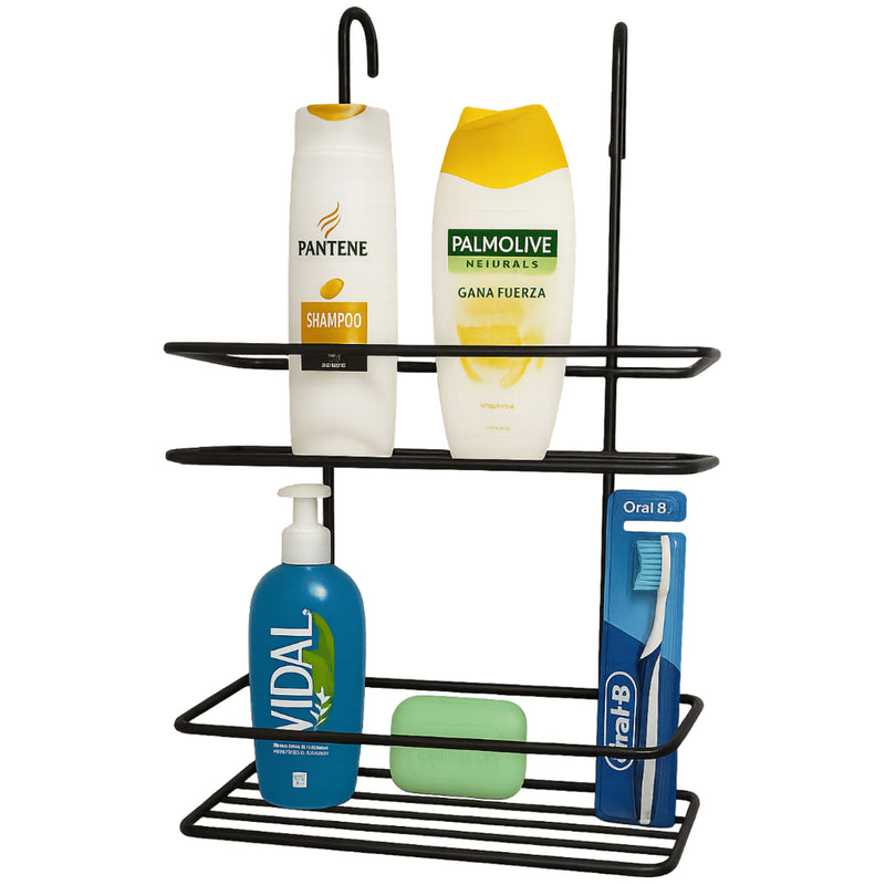 Suporte Para Shampoo Banheiro Porta Nicho Pendurar Box Banheiro Aramado Removível