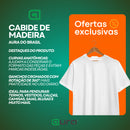Cabide de Madeira Kit 30 Unidades Barato Para Loja de Roupas Adulto