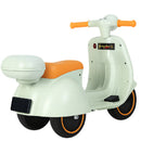 Moto Eletrica Scoteer Cubi Joy 6V Lambreta com Bluetooth Entrada Usb Luz Led Crianças Brinquedo