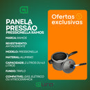 Panela de Pressão Ramos Pressionella 2 Litros ou 4,5 Litros Alumínio