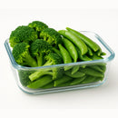 Jogo 5 Potes Hermético 640ml Vidro 4 Travas Marmita Armazenamento de Alimentos