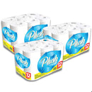 Papel higiênico 3 Pacotes Plush Folha Dupla Macio Papel Rolao 36 unidades