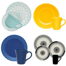 Aparelho de jantar cerâmica 16 peças jogo completo Biona Oxford