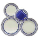 Aparelho de jantar cerâmica 20 peças jogo completo Biona . Prato fundo, prato raso, sobremesa, xicara e pires