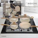 Jogo De Panelas Veneza 4 Peças Revestimento Cerâmica 1,8 Mm