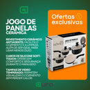 Jogo De Panelas Veneza 4 Peças Revestimento Cerâmica 1,8 Mm